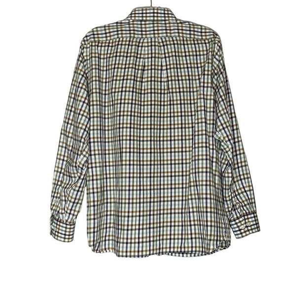 Daniel Cremieux plaid casual slim fit button down dress‎ shirt. Size L - Picture 2 of 7